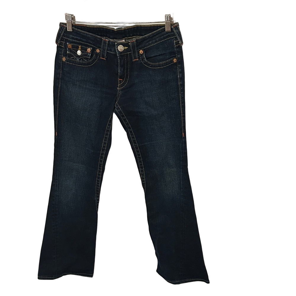 🎻True Religion  Indigo Boot Cut Jeans size 29 GUC